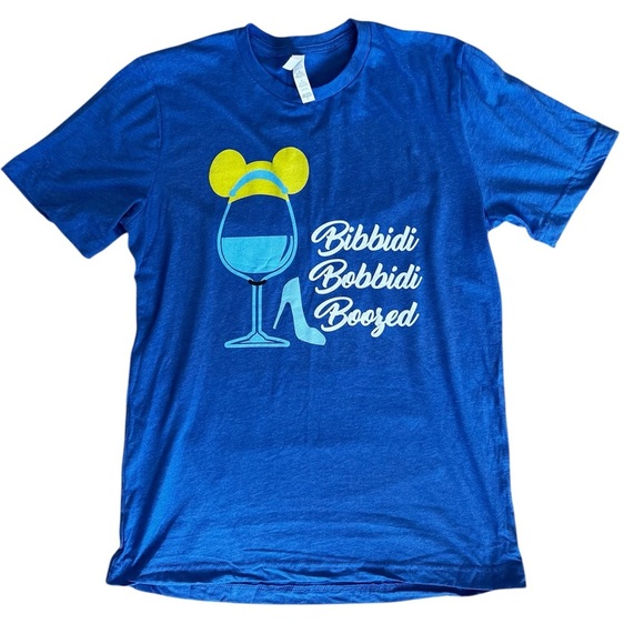 Disney Tops - Disney Cinderella Shirt Bibbidi Bobbidi Booze Drink Around the World T-Shirt